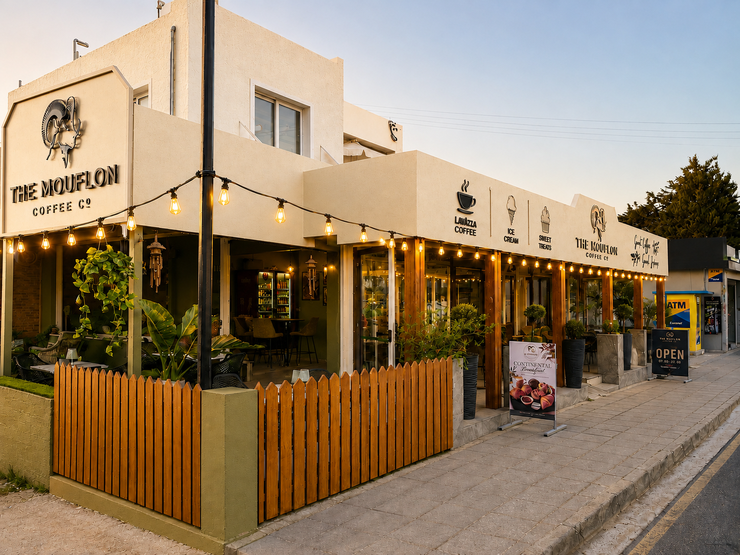Mouflon Coffee Co bamboo garden